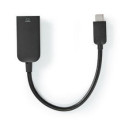 Adaptateur USB-C vers HDMI Femelle - 0.2m Noir - CCGP64652BK02 | Nedis 