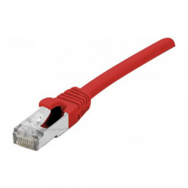 Cable Cat.6A S/FTP LS0H Rouge Snagless - 0.5m  | Dexlan 