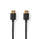 Câble HDMI 1.4 Highspeed Mâle - Mâle - 1.5m Noir - CVGT34001BK15 | Nedis 