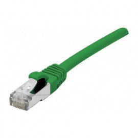 cable Cat.6A S - FTP LS0H vert Snagless - 0.5m - 858435 | Dexlan