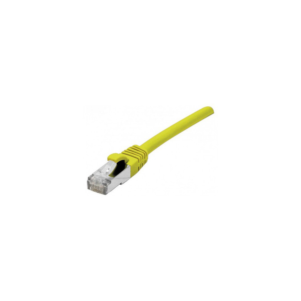 Cable Cat.6A S/FTP LS0H jaune Snagless - 0.5m | Dexlan 