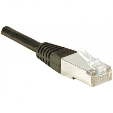 Câble Cat6 1m FTP Noir | Générique 
