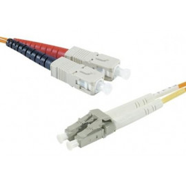 Cordon fibre Optique multimode LC - SC 62,5 - 125 - 2m - 390750 | Générique