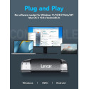 RW310 - Lecteur SD - Micro SD - USB 3.2 + Type C - LRW310UBNBNG | Lexar 