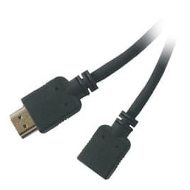 Câble HDMI mâle - femelle 1.8m - 128397 | Générique