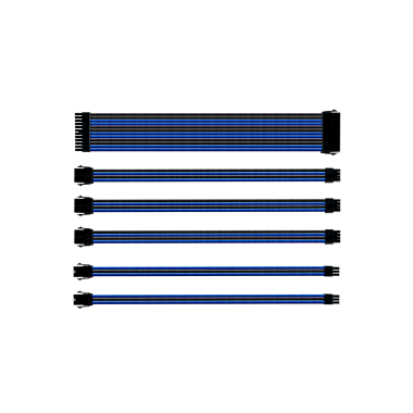 Kit câbles tressés (Blue - Black) CMA-SEST16BLBK1-GL - CMASEST16BLBK1GL | Cooler Master 