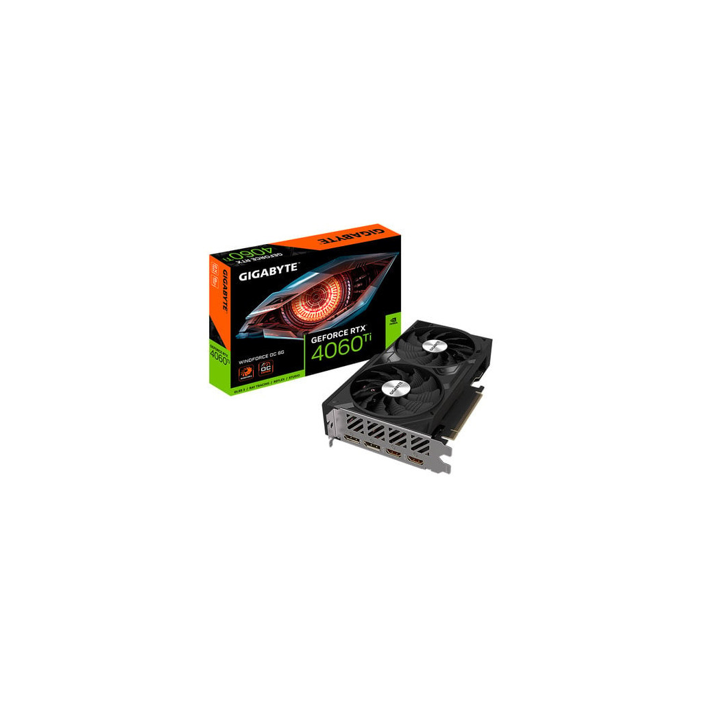 GeForce RTX 4060 Ti WINDFORCE OC 8G - GVN406TWF2OC8GD | Gigabyte 