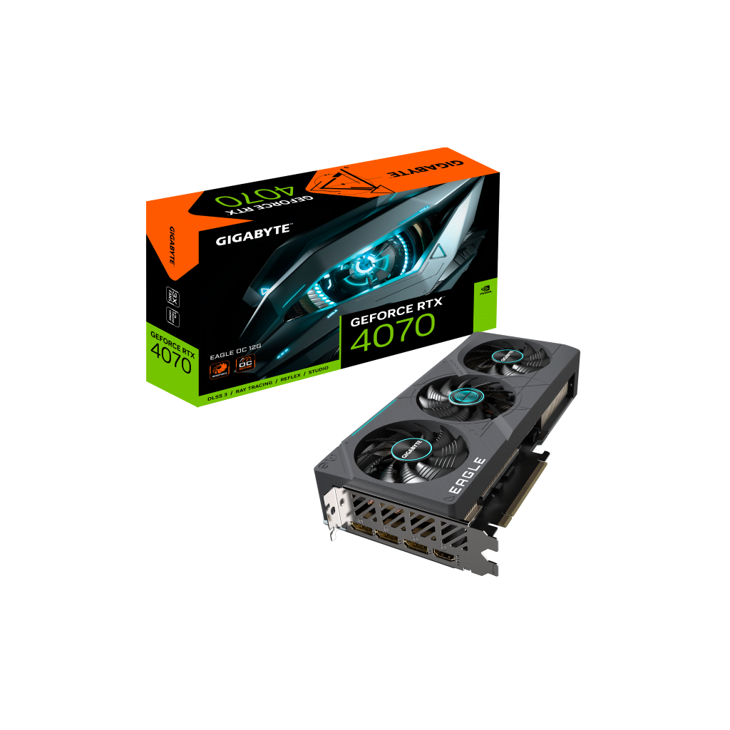 GeForce RTX 4070 EAGLE OC 12G - GVN4070EAGLEOC12GD | Gigabyte 