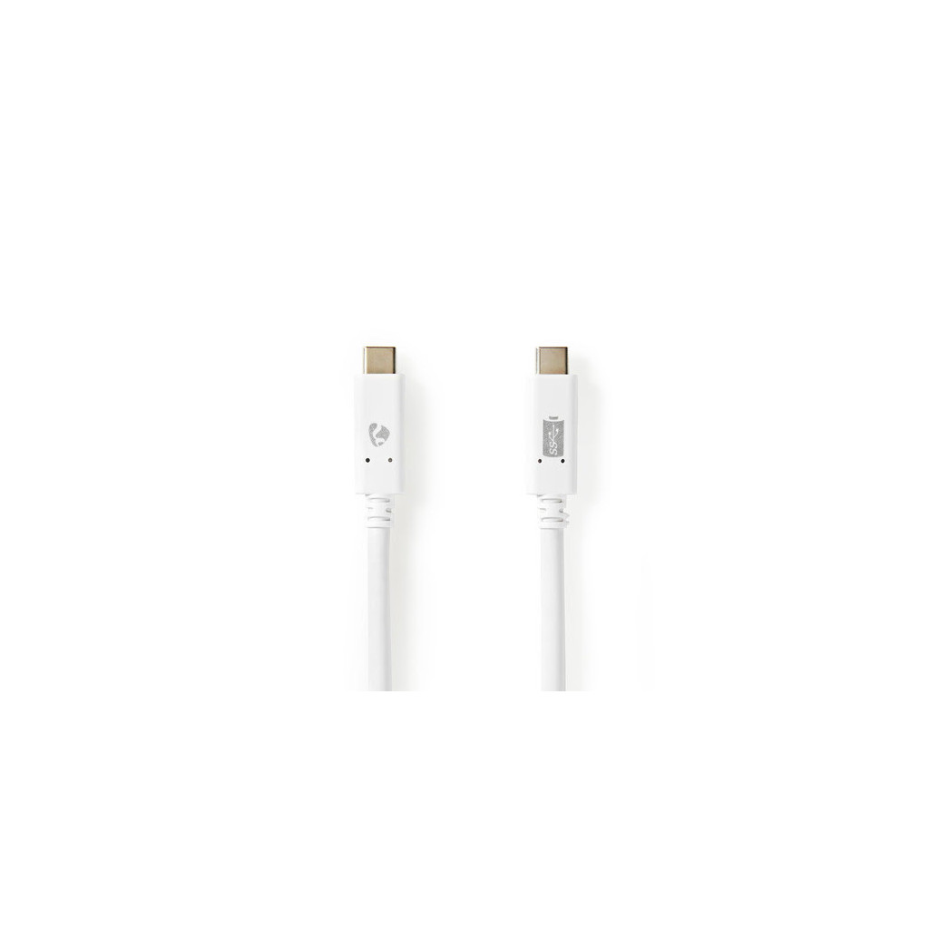Câble USB-C 3.2 Gen2 - 100W - 1m - Blanc - CCGW64750WT10 | Nedis 