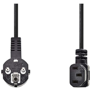 Câble d'alimentation - IEC C13 - Noir - 2m - CEGL10000BK20 | Nedis 