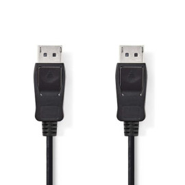 Câble DisplayPort 1.2 4K male - male - Noir - 2m - CCGP37010BK20 | Nedis
