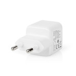 Chargeur mural USB-C - 20W - Charge Rapide - WCMPD20W100WT | Nedis 
