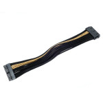Cable tressé ATX 24-Pin 300mm - GOLD - Black - SSTPP07MBBG | Silverstone 