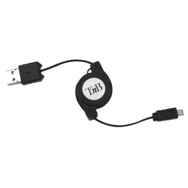 Chargeur allume-cigare + câble micro-USB rétract. - CHBBCAR1 | T'nB 