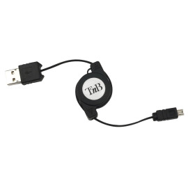 Chargeur allume-cigare + câble micro-USB rétract. - CHBBCAR1 | T'nB