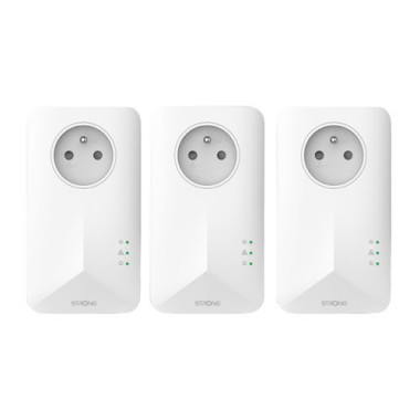 POWERL1000TRIFRV2 (1000Mbps) - Pack de 3 - POWERL1000TRIFRV2 | Strong 