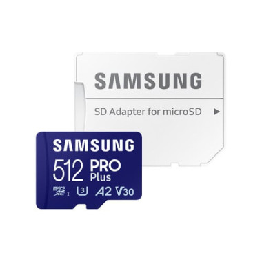 PRO Plus - Micro SDXC 512Go V30 - MBMD512SAEU | Samsung 
