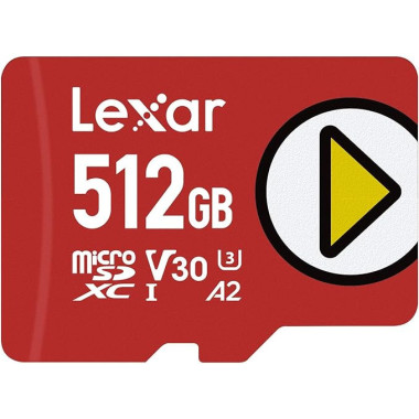 Play - Micro SD 512Go V30 # - LMSPLAY512GBNNNG | Lexar 