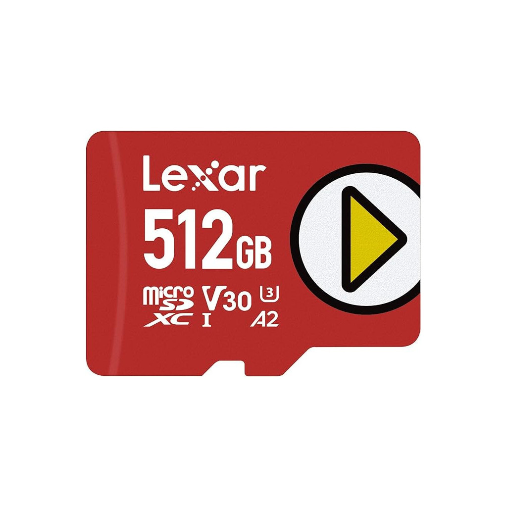 Lexar Play Carte Micro SD 512 Go, Carte microSDXC UHS-I, Jusqu'à