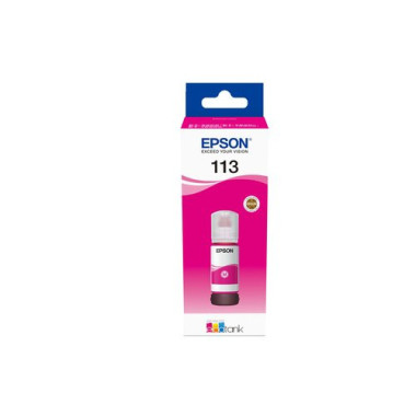 Flacon EcoTank 113 Magenta - C13T06B340 | Epson 