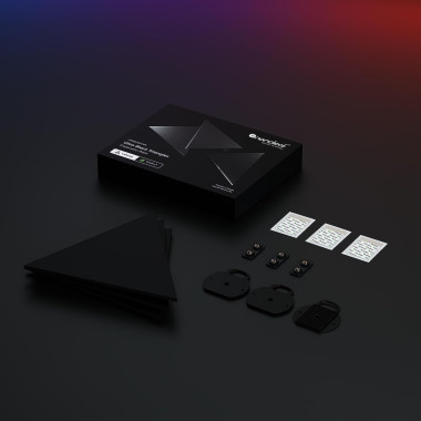 Shapes Black Triangles Pack Expansion - 3 pièces - NL470101TW3PK | Nanoleaf 