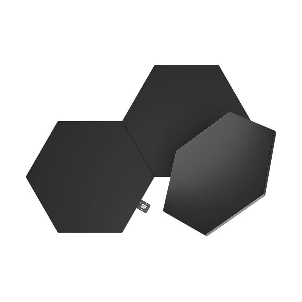 Shapes Black Hexagons Pack Expansion - 3 pièces - NL420101HX3PK | Nanoleaf 