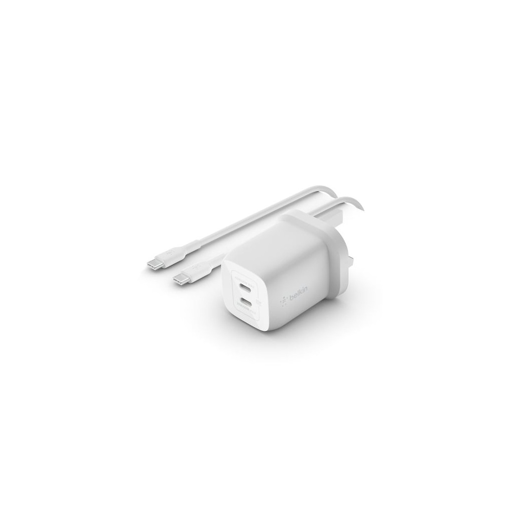Chargeur USB-C 65 W pour Laptop avec Câble - WCH013VF2MWHB6 | Belkin 