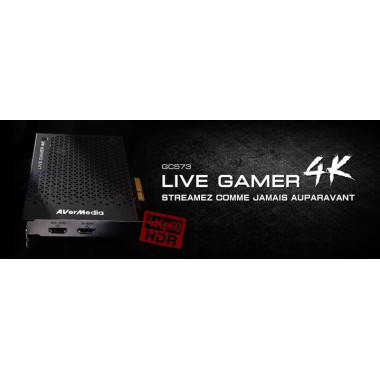 Live Gamer 4K - GC573 - 61GC5730A0AS | Avermedia 