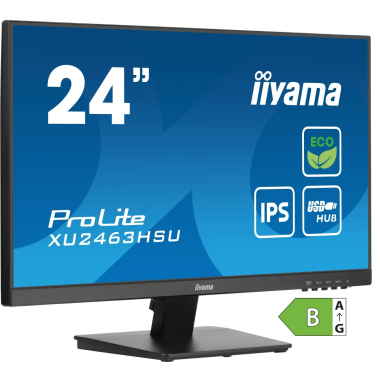 XU2463HSU-B1 23.8" FHD 100Hz - IPS - 3ms - HUB USB - FS - XU2463HSUB1 | Iiyama 