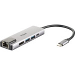 5 ports - USB-C vers HDMI - USB - USB-C - Ethernet - DUBM520 | D-Link 