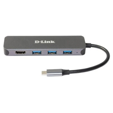 5 Ports - USB-C vers USB 3.0 - USB-C - HDMI 4k - DUB2333 | D-Link 