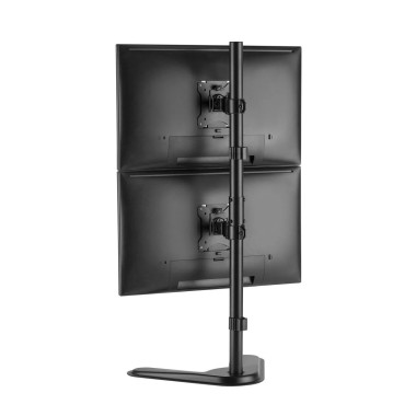 Support 2 écrans 17" - 32" vertical - 0151152 | Kimex International 