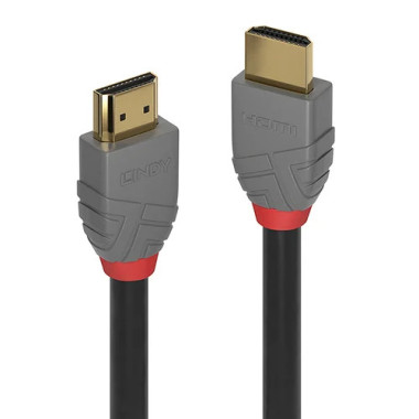 Cable HDMI Anthra Line - Ethernet - 5M - Male-Male - 36965 | Lindy 