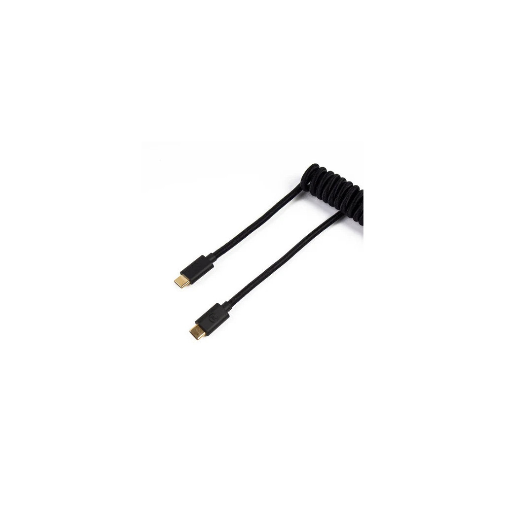 Cable Coiled Aviator - USB C - Noir - CabB | Keychron 