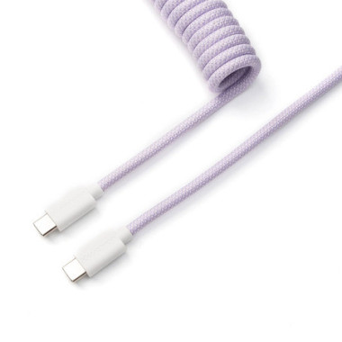 Cable Coiled Aviator - USB C - Violet - Cab17 | Keychron 