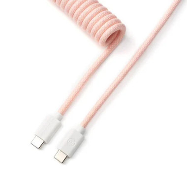 Cable Coiled Aviator - USB C - Rose Clair - Cab15 | Keychron 