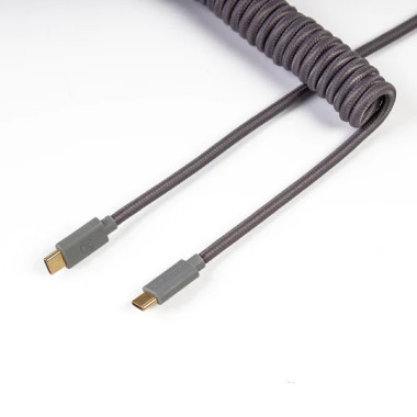 Cable Coiled Aviator - USB C - Gris - CabG | Keychron 