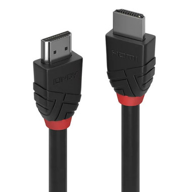 Cable HDMI Black Line - Ethernet - 2M - Male-Male - 36472 | Lindy 