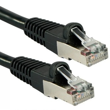 Cable réseau Cat.6A S - FTP LSOH Noir 1m - 47177 | Lindy 