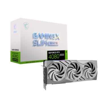 GeForce RTX 4080 SUPER 16G GAMING X SLIM WHITE - 912V511220 | MSI 