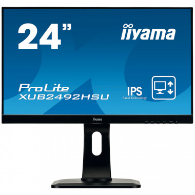 XUB2492HSU-B1 - 24" IPS/5ms/FHD/HDMI/DP/HP/USB | Iiyama 