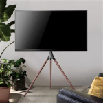 Support TV Design 45 - 65" - Noir - Noyer - 0304164 | Kimex International 