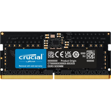 CT8G48C40S5T 8Go DDR5 4800 PC38400 - CT8G48C40S5T | Crucial 