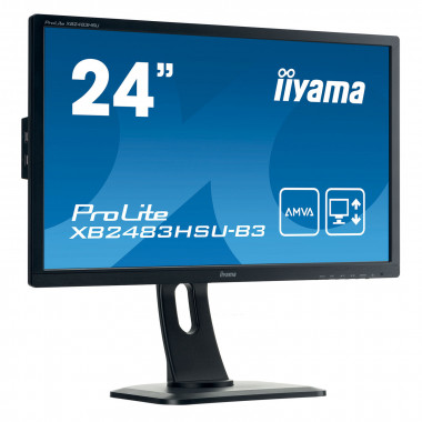 XB2483HSU-B3 - 24" LED AMVA+/4ms/FHD/HDMI/USB | Iiyama 