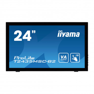 T2435MSC-B2 - 24" Tact. VA/6ms/FHD/DVI/HDMI/DP/Cam | Iiyama 