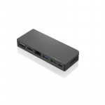 Lenovo - Concentrateur alimenté de voyage USB-C - 
