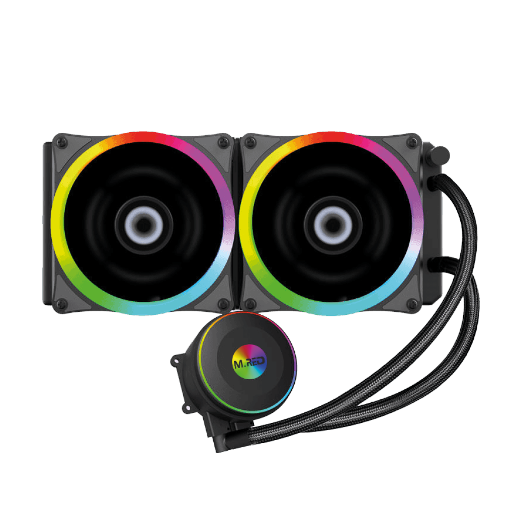 WaterCooling AIO 240mm RGB Rainbow - AIRW-24 | M.RED 