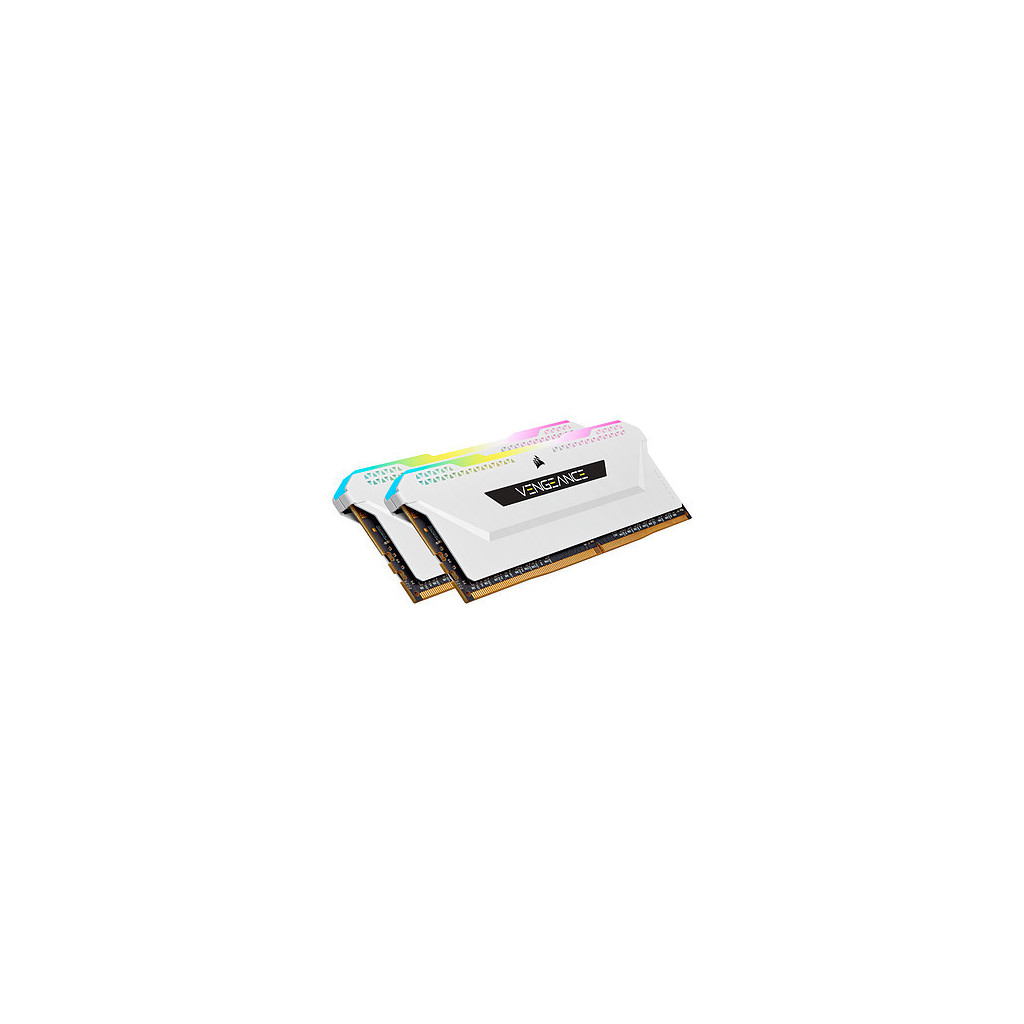 CMH16GX4M2E3200C16W RGB (2x8Go DDR4 3200 PC25600) | Corsair 